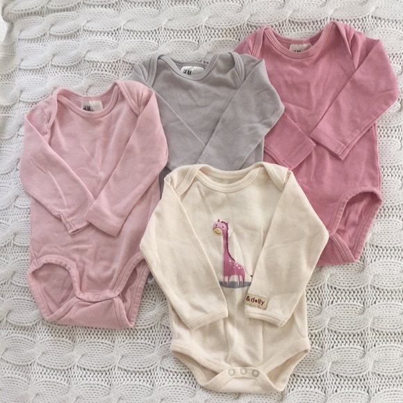 H&M Other - 4 Baby onesies by H&M